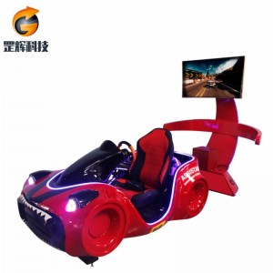 Racing Simulator VR Machine Bán toàn cầu chủ đề thiết bị công viên ba trục xe đua vr